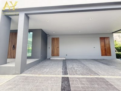 บ้านเดี่ยว 3 ชั้น โครงการ แกรนด์ บางกอก บูเลอวาร์ด อีสต์ พระราม 9 แปลงมุม 608 ตร.ม. สุดPrivacy ในราคาโดนใจเพียง 29.9 ล้านบาท - รูปที่ 2