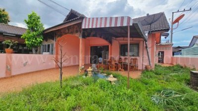 บ้านแฝด (เนื้อที่บ้านเดี่ยว) รวิพร เพลส หลังริม เนินพลับหวาน ทำเลดี สำหรับอยู่อาศัย หรือซื้อลงทุนรีโนเวต ราคาถูกมาก - รูปที่ 2