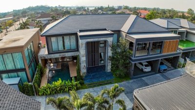 LV53635 ขาย Luxury Living Beyond Perfection | พูลวิลล่าหรูแต่งครบ พร้อมเข้าอยู่ ใกล้อ่างเก็บน้ำมาบประชัน