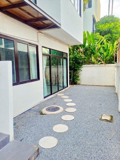 โฮมออฟฟิศบ้าน 3 ชั้นให้เช่า 5นอน MRT บางรักใหญ่ 600 ม.ราชพฤกษ์ บางรักน้อย 4 น้ำ ที่ดิน 36 ตร.ว.พื้นที่ใช้สอย 255 ตร.ม.วิวสวน สนามหญ้า - รูปที่ 8