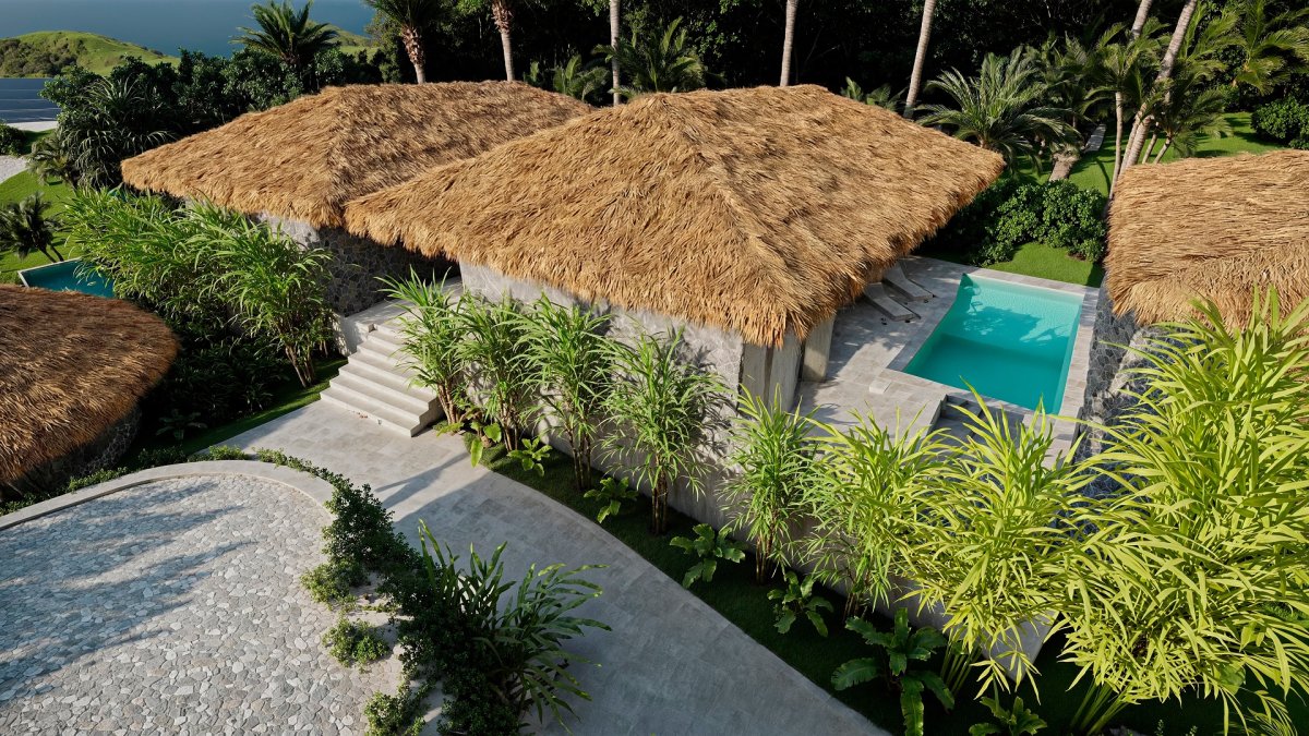 ขายวิลล่า Ashram Villas หมายเลข 3 ใกล้หาดในหาน ภูเก็ต 2 ห้องนอน