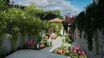 ขายวิลล่า Ashram Villas หมายเลข 3 ใกล้หาดในหาน ภูเก็ต 2 ห้องนอน - รูปที่ 3