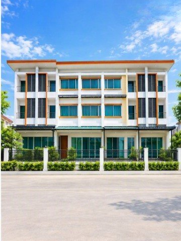 ลาดกระบัง เช่าทาวน์โฮม 3 ชั้นให้เช่า 3 นอน Lotusลาดกระบัง 840ม. แยกประชาพัฒนา 700ม. 3 น้ำ สนามบินสุวรรณภูมิ - รูปที่ 3