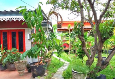 ให้เช่าบ้านในสวน บ้านชั้นเดียว อยู่อำเภอบางเลน จังหวัดนครปฐม - รูปที่ 2