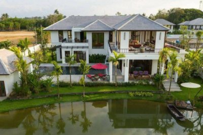 #โซนสารภี ราคา 53 ล้าน 1-1-43.8 ตรว. พูลวิลล่าหรู สร้างใหม่ ตกแต่งสวยงามทุกมุม #เฟอร์นิเจอร์ครบ + เครื่องใช้ไฟฟ้าครบ พร้อมเข้าอยู่ - รูปที่ 4