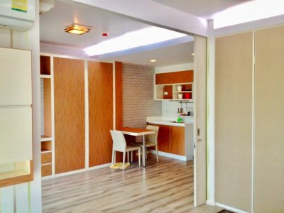 เมืองทองธานี 900ม. 34.27ตร.ม.พร้อมเฟอร์ฯ Double Lake Condo เมืองทองธานี 1 นอน 1 น้ำ ชั้น7 ฝั่งทิศเหนือ ใกล้ตลาดบุญเจริญ - รูปที่ 2