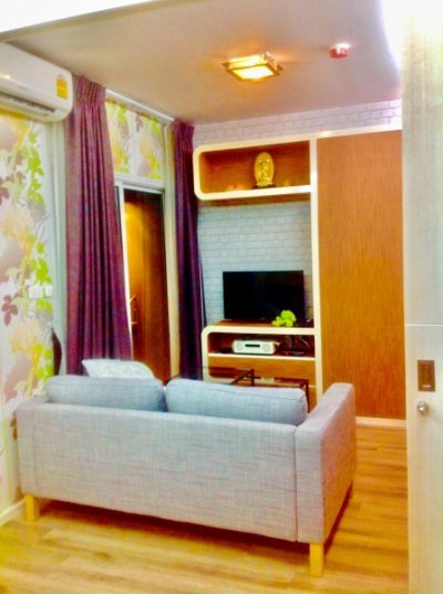 เมืองทองธานี 900ม. 34.27ตร.ม.พร้อมเฟอร์ฯ Double Lake Condo เมืองทองธานี 1 นอน 1 น้ำ ชั้น7 ฝั่งทิศเหนือ ใกล้ตลาดบุญเจริญ - รูปที่ 5
