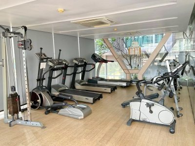 เมืองทองธานี 900ม. 34.27ตร.ม.พร้อมเฟอร์ฯ Double Lake Condo เมืองทองธานี 1 นอน 1 น้ำ ชั้น7 ฝั่งทิศเหนือ ใกล้ตลาดบุญเจริญ - รูปที่ 4