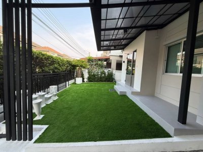 ให้เช่าบ้านเดี่ยว 2 ชั้น 210 ตรม 3 ห้องนอน ไลฟ์ บางกอก บูเลอวาร์ด วงแหวน – อ่อนนุช 2 ใกล้สนามบินสุวรรณภูมิ - รูปที่ 7