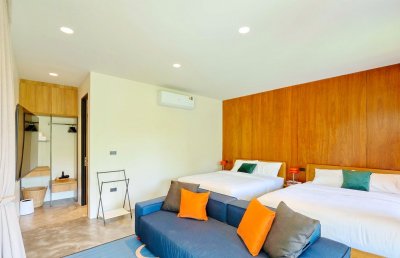 ถนนธนะรัชต์ 200 ม. Pool Villa เขาใหญ่ ติดลำตะคอง เช่า 2-3นอน 3น้ำ ใกล้ หลวงพ่อทวดเขาใหญ่ 3กม.อุทยานเขาใหญ่ 5 กม.  293 ตร.ว. 300 ตร.ม. - รูปที่ 8