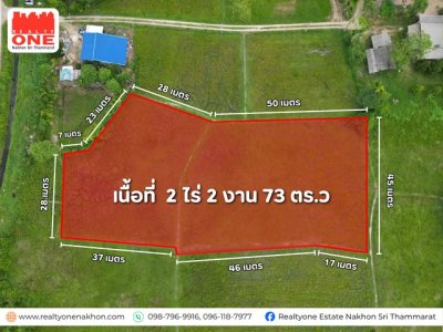 ที่ดินเปล่า เนื้อที่ 2 - 2 -72 ไร่ ราคาคุ้มค่า เพียง 890,000 บาท - รูปที่ 2