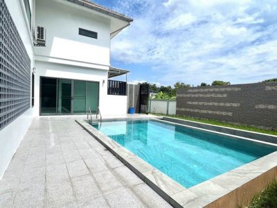 บ้านพร้อมสระว่ายน้ำ ทำเลดี เฟอร์นิเจอร์ครบ เดินทางสะดวก หางดง - รูปที่ 4