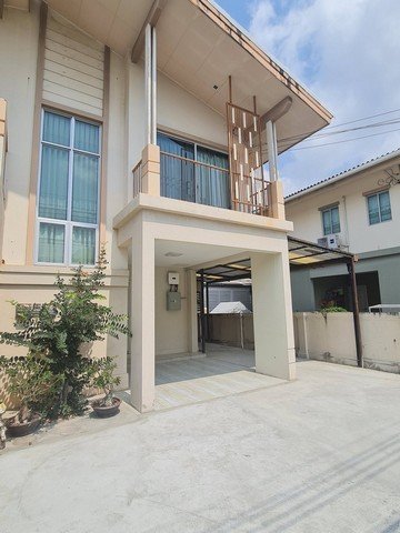 บ้านเดี่ยว 3 ห้องนอน 1 ห้องเอนกประสงค์ 2 ห้องน้ำ แอร์3 เครื่อง โครงการ  พฤกษาปูริ ซอยกิ่งแก้ว37 - รูปที่ 2
