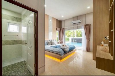 บ้านเดี่ยวพร้อมอยู่ โครงกการ มบ.พรเทพ 8 หนองปรือ บางละมุง ชลบุรี FP-H02540 - รูปที่ 7