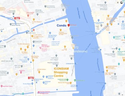 DSL-821 ให้เช่า คอนโด River House Condominium ริเวอร์ เฮ้าส์ คอนโดมิเนียม 200 ตารางเมตร ใกล้กับ ศูนย์การค้าท่าเรือคลองสานพลาซ่า ห้องนอน 3 - รูปที่ 2