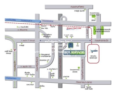 DSL-121.1 ขาย คอนโด ไอริส แอเวนิว อ่อนนุช - สุวรรณภูมิ IRIS Avenue Onnuch - Suvarnabhumi ชั้นที่ 1 ใกล้กับ ถนน ลาดกระบัง, ถนนกาญจนาภิเษก - รูปที่ 2