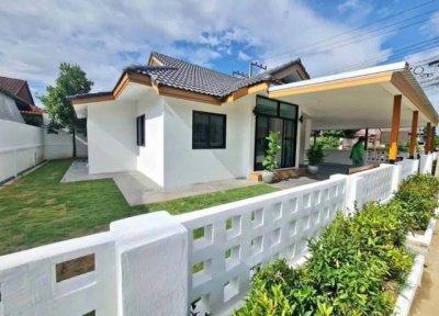 บ้านเดี่ยวชั้นเดียว เฟอร์นิเจอร์ครบ Built-in ทั้งหลัง สารภี - รูปที่ 3