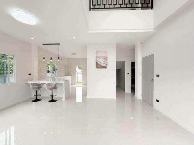 บ้านเดี่ยว 2 ชั้น สไตล์หรู พร้อมเข้าอยู่ สันผักหวาน - รูปที่ 2