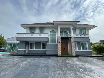 ขายบ้านเดี่ยวหมู่บ้านสวนเนรมิต ออเงิน เพิ่มสิน ที่ดิน 1 ไร่ สระว่ายน้ำส่วนตัว 5 นอน 6 น้ำ ราคา 43 ล้านบาท - รูปที่ 2