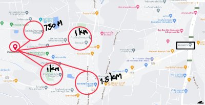 ขาย ที่ดิน - 1 งาน 162 ตารางวา เชียงใหม่    แม่วาง    600000 บาท ใกล้กับ ตลาดบ้านกาดหรือ โรงเรียนบ้านกาด - รูปที่ 8
