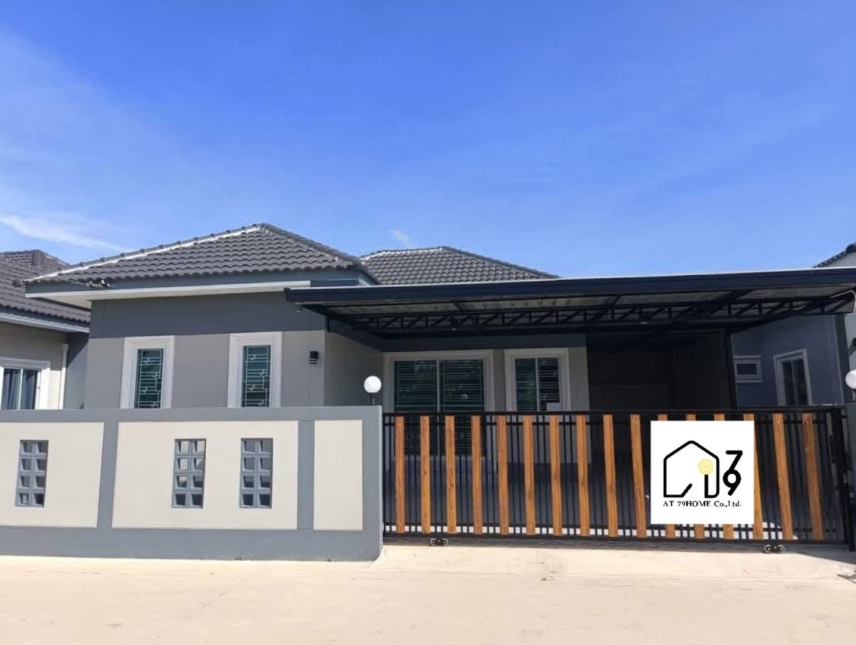 ให้เช่าบ้านเดี่ยว นาตาขวัญ ใกล้ตัวเมืองระยอง  8,500บ./เดือน