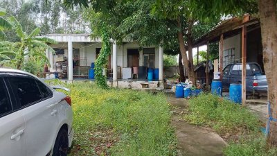 ขายด่วน ที่ดิน 500ตรว. + โกดัง คลังสินค้า เข้าซอยหมู่บ้าน จิตรัตนา 1.1 กม , กาญจนาภิเษก ถ. เลียบคลองลำรี - รูปที่ 5