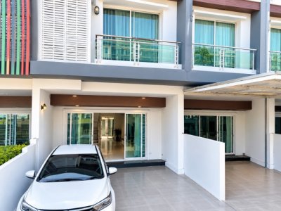 แยกแจ้งวัฒนะ 500 ม.เมืองทองธานี ให้เช่าทาวน์โฮม 3 ชั้นฟังก์ชั่น 3 นอน 3 น้ำ ขนาดที่ดิน 30 ตร.ว.พื้นที่ใช้สอย140 ตร.ม.ใกล้รร.คลองเกลือ 600 ม.