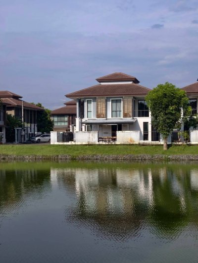 ลดแรง 6 แสน!! บ้านเดี่ยว 2 ชั้น วิวภูเขา ติดทะเลสาบ ม.อรสิริน 11 สันทราย-แม่โจ้ เชียงใหม่ ใกล้ม.แม่โจ้ โลตัสฯ