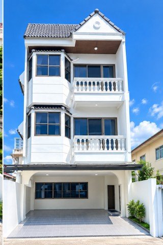 รร.นนทบุรีคริสเตียนวิทยา 600 ม.25 ตร.ว.แยกอตก.300 ม.นนทบุรี ทาวน์เฮ้าส์ 3ชั้นหลังมุม 4นอน 3น้ำ  280ตร.ม.รีโนเวทใหม่ทั้งหลัง