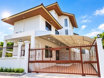 ห้วยขวาง 5นอน รัชดา18 MRT สุทธิสาร 700 ม.ให้เช่าบ้านเดี่ยว 3 ชั้น 100ตร.วา. 450ตร.ม. 4 น้ำ - รูปที่ 2