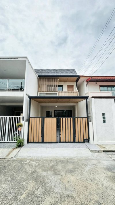 [โพสต์ขายบ้าน] ทาวน์เฮาส์ 2 ชั้น หมู่บ้านพระปิ่น 3 บางใหญ่ (ตกแต่งใหม่พร้อมอยู่) - รูปที่ 2