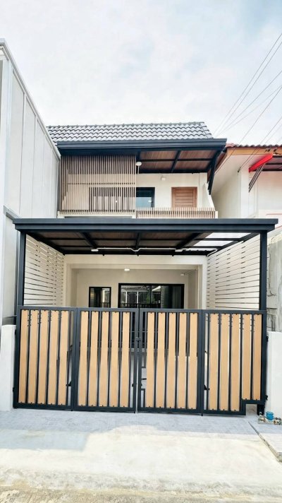 [โพสต์ขายบ้าน] ทาวน์เฮาส์ 2 ชั้น หมู่บ้านพระปิ่น 3 บางใหญ่ (ตกแต่งใหม่พร้อมอยู่)