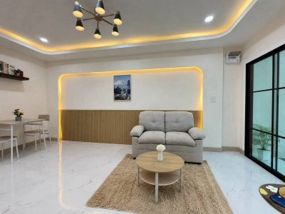 [หลังมุม สไตล์ Minimal] ทาวน์เฮาส์ชั้นเดียว หมู่บ้านตะวันงาม ซอยกันตนา-บางใหญ่ - รูปที่ 3
