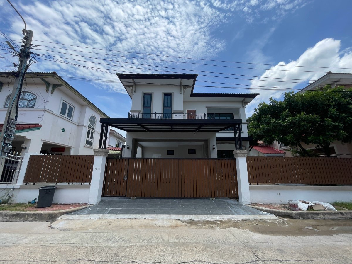 [บ้านเดี่ยวพื้นที่เยอะ] บ้านเดี่ยว 2 ชั้น ชัยพฤกษ์ ถนนวัดลาดปลาดุก (บางบัวทอง)