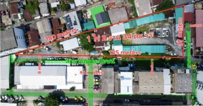 ขายที่ดิน 1-2-34 ไร่ ใกล้ MRT เตาปูน, SRTET กรุงเทพอภิวัฒน์, ติดสำนักงานใหญ่ SCG - รูปที่ 2