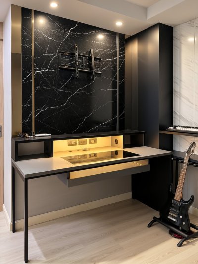 ขาย V Condo ศาลายา –ตกแต่งบิลต์อินทั้งห้อง วิวสนามกอล์ฟ ห้องไทป์หายากใกล้ ม.มหิดล - รูปที่ 4