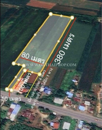 ที่ดินติดถนนทางหลวง3017 ใกล้เขื่อนป่าสักชลสิทธิ์ อ.พัฒนานิคม จ.ลพบุรี - รูปที่ 8