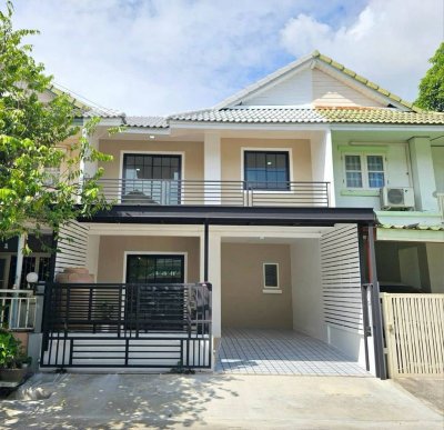 ขายทาวน์เฮาส์ 2 ชั้น พฤกษา 25 ซอยกันตนา-บางใหญ่ รีโนเวทแต่งใหม่พร้อมอยู่ ฟังก์ชันพิเศษมีระเบียงทั้งหน้าและหลัง