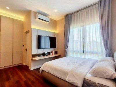 ให้เช่าบ้านเดี่ยวหรู บางกอก บูเลอวาร์ด บางนา–กม.5 พร้อมเข้าอยู่ หันหน้าทิศเหนือ - รูปที่ 4