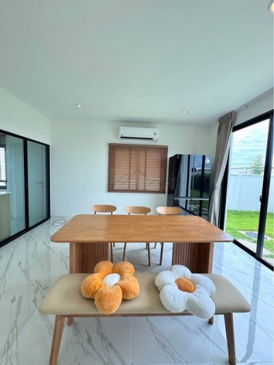 ให้เช่าบ้านแฝดหลังมุม 3 ห้องนอน โคโม่ เบียงก้า บางนา Como Bianca สไตล์ Minimal Eco Living ใกล้เมกะบางนาและวงแหวนกาญจนา - รูปที่ 4