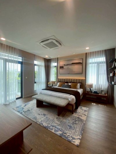 ให้เช่า #บ้านเดี่ยว หมู่บ้านมัณฑนา บางนา กม.15 #ใกล้เมกาบางนา โทร 095-164-2956 - รูปที่ 4