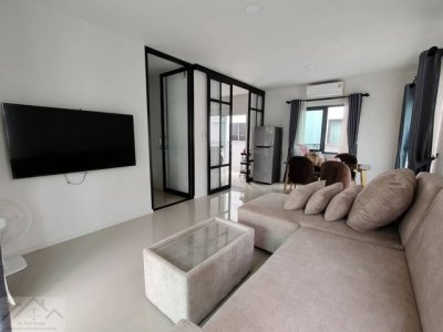 ให้เช่าบ้านเดี่ยว 2 ชั้น 40 ตรว. 4 ห้องนอน หมู่บ้าน SENSE บางนา-สุวรรณภูมิ ซอยกิ่งแก้ว 29 สไตล์สแกนดิเนเวียน สภาพใหม่พร้อมเข้าอยู่ - รูปที่ 4