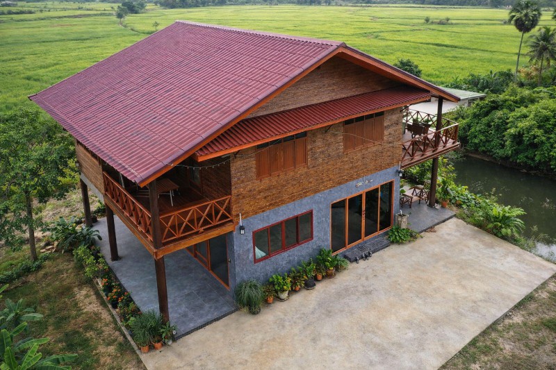 ที่ดิน 1 ไร่ ให้เช่าในสีคิ้ว บ้านไทย โคราช กลางวิวทุ่ง 300ตร.ม. ให้เช่า สไตล์Cafe 4นอน นครราชสิมา วัดนักบุญยอแซฟ  บ้านหัน 7-11  4น้ำ