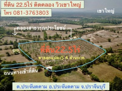 ขายที่ดินขนาด 22.5 ไร่ ใน อำเภอประจันตคาม จังหวัดปราจีนบุรี - รูปที่ 6