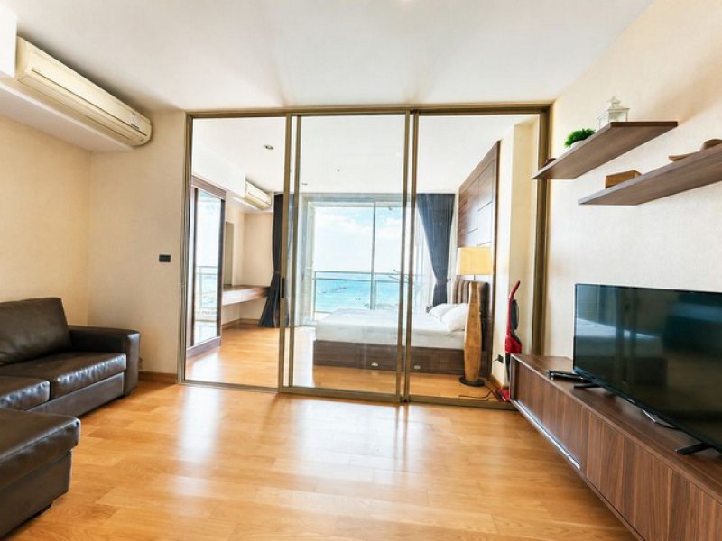 ให้เช่าคอนโด Marina Bayfront ศรีราชา วิวทะเลเต็มตา เฟอร์ครบ พร้อมอยู่ TP-C1404