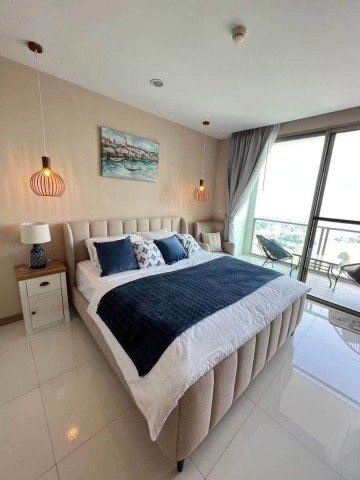 ให้เช่า คอนโด Pet Friendly Riviera Wongamat Beach เฟอร์นิเจอร์ครบ พร้อมเข้าอยู่
