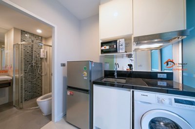 ให้เช่า คอนโด THE SKY SUKHUMVIT ใกล้ BTS อุดมสุข ห้องมุม ชั้น 1 มีเฟอร์ฯครบ - รูปที่ 4