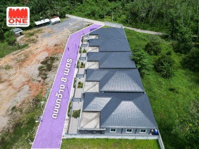 บ้านเดี่ยว เนื้อที่เริ่มต้น 49.9 ตร.ว. 3 ห้องนอน 2 ห้องน้ำ จอดรถได้ 2 คัน อ.ร่อนพิบูลย์ - รูปที่ 3