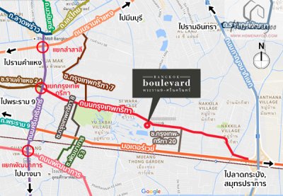 ให้เช่าบ้านเดี่ยว 2 ชั้นหลังมุม 65 ตรว. Bangkok Boulevard พระราม 9 – ศรีนครินทร์ ติดถนนกรุงเทพกรีฑา - รูปที่ 5