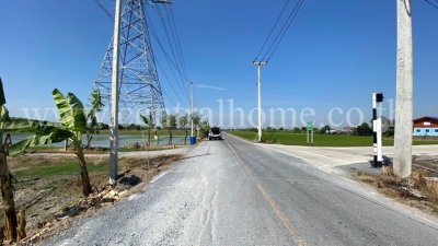 จองด่วน ที่ดินเปล่า 1-1-65.5 ไร่ ไทรงาม ถนนบางเลน นครปฐม ติดถนน - รูปที่ 8